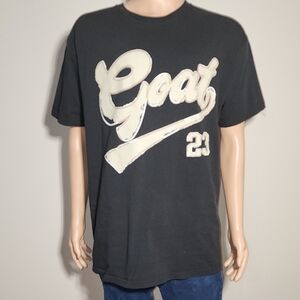 Fashion Nova Black 'Goat 23' Tee